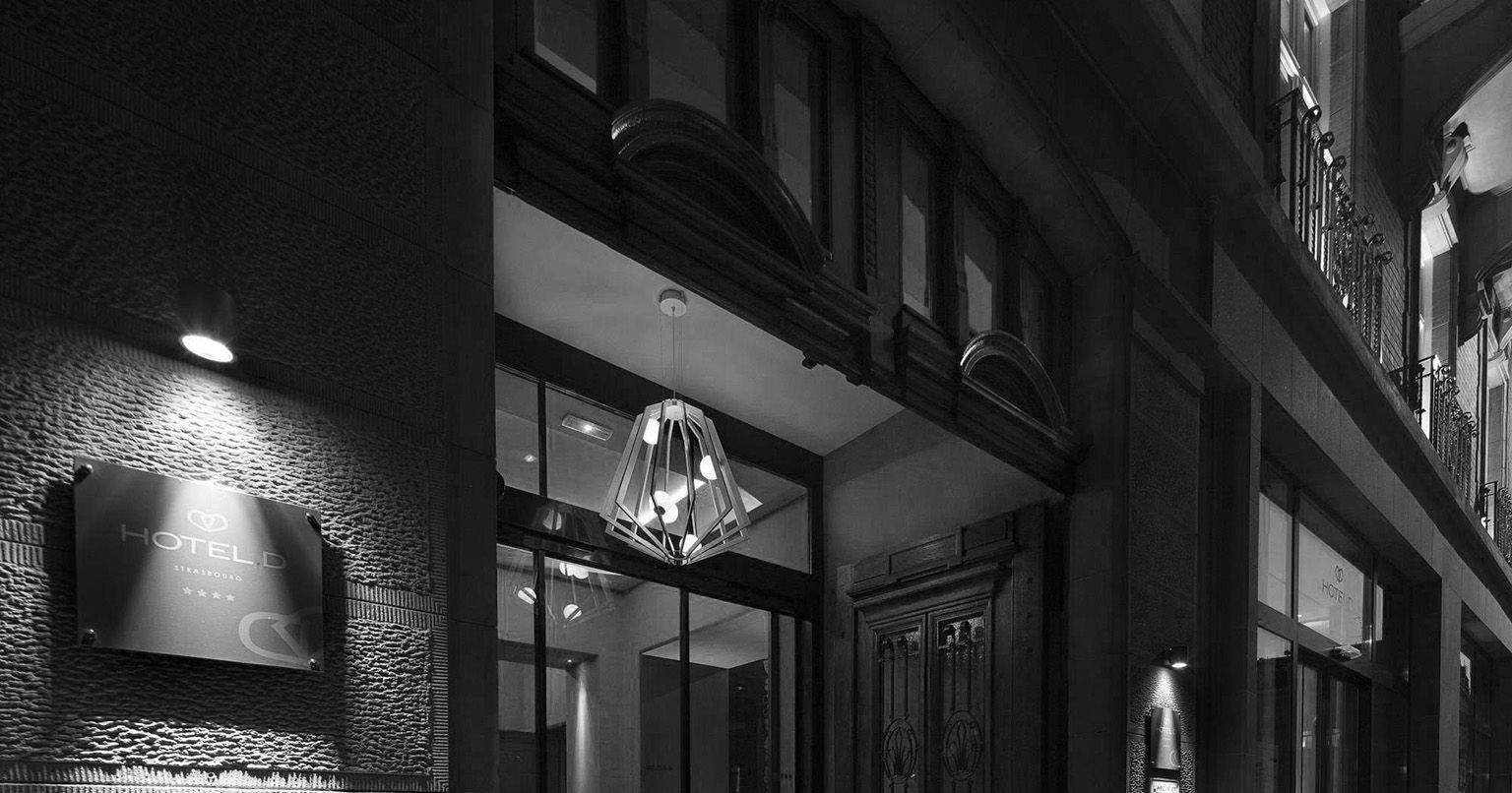 Vue extérieure de l'Hôtel D à Strasbourg